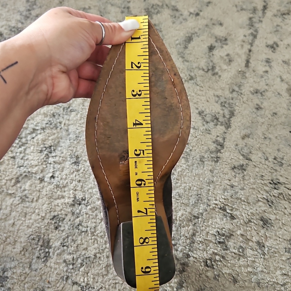 Rag & Bone Womens Brown Suede Pointed Toe Razor Chelsea Bootie In Asphalt Suede - Picture 11 of 13